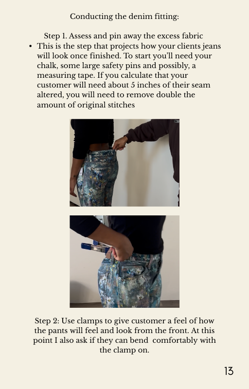 Denim Money: Waistband Reconstruction System