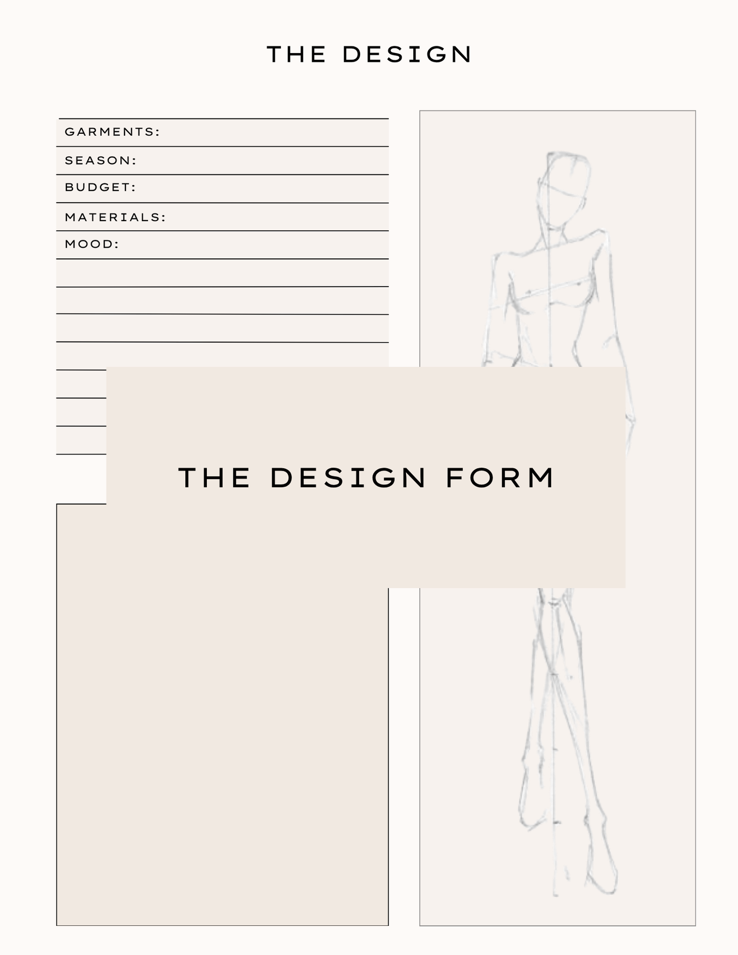The Sewing Studio Design Form