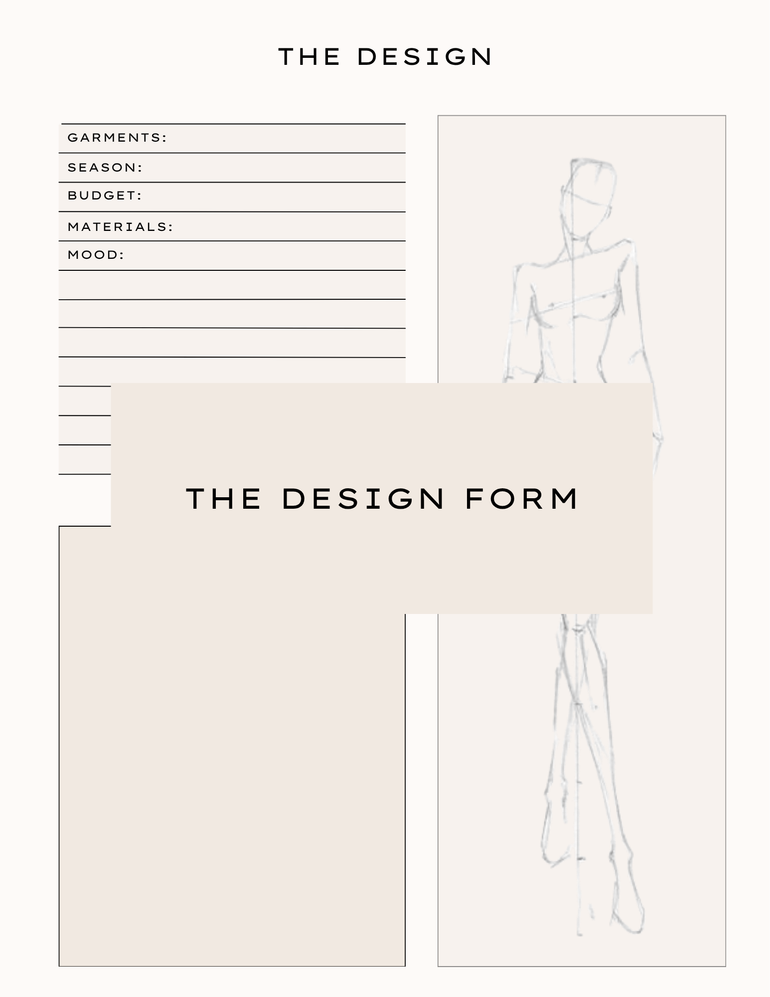 The Sewing Studio Design Form