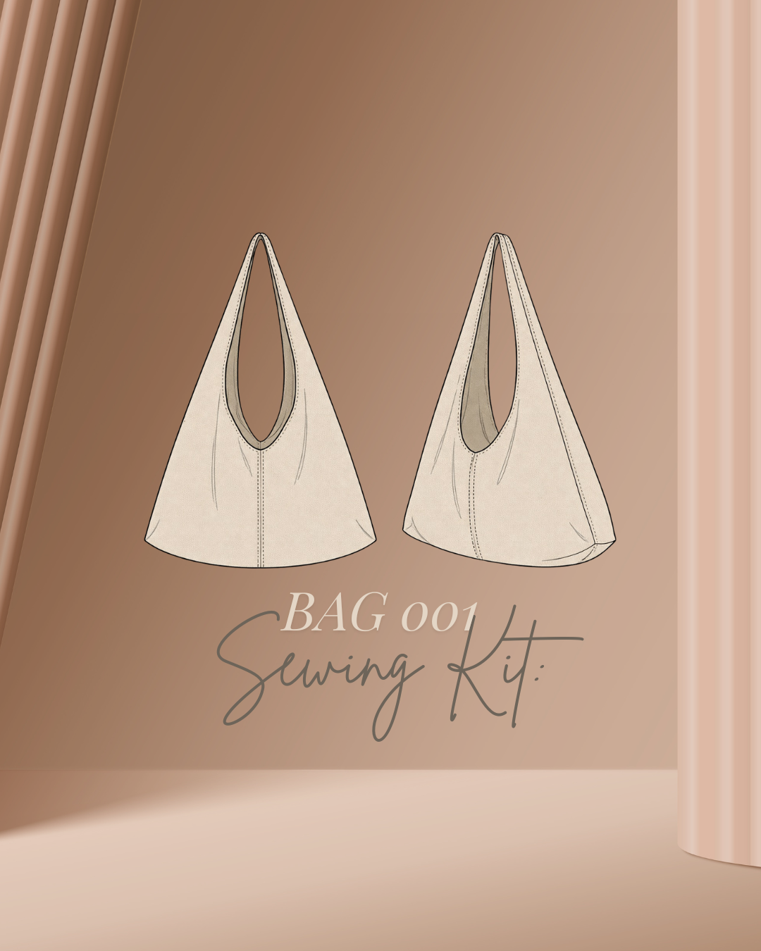 BLUEPRINT KIT: Complete Bag Construction Kit - PRE-CUT with Instructions for Complete Beginners